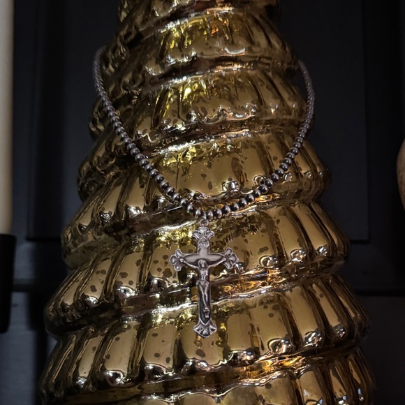 Other - 925 Navajo beaded necklace with cross